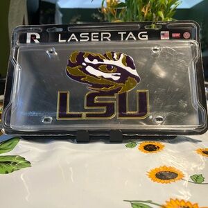 LSU Laser Tag License Plate Frame